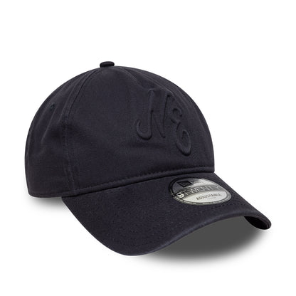 New Era 9TWENTY A-Frame Baseball Cap - NE Embossed - Marineblau auf Marineblau