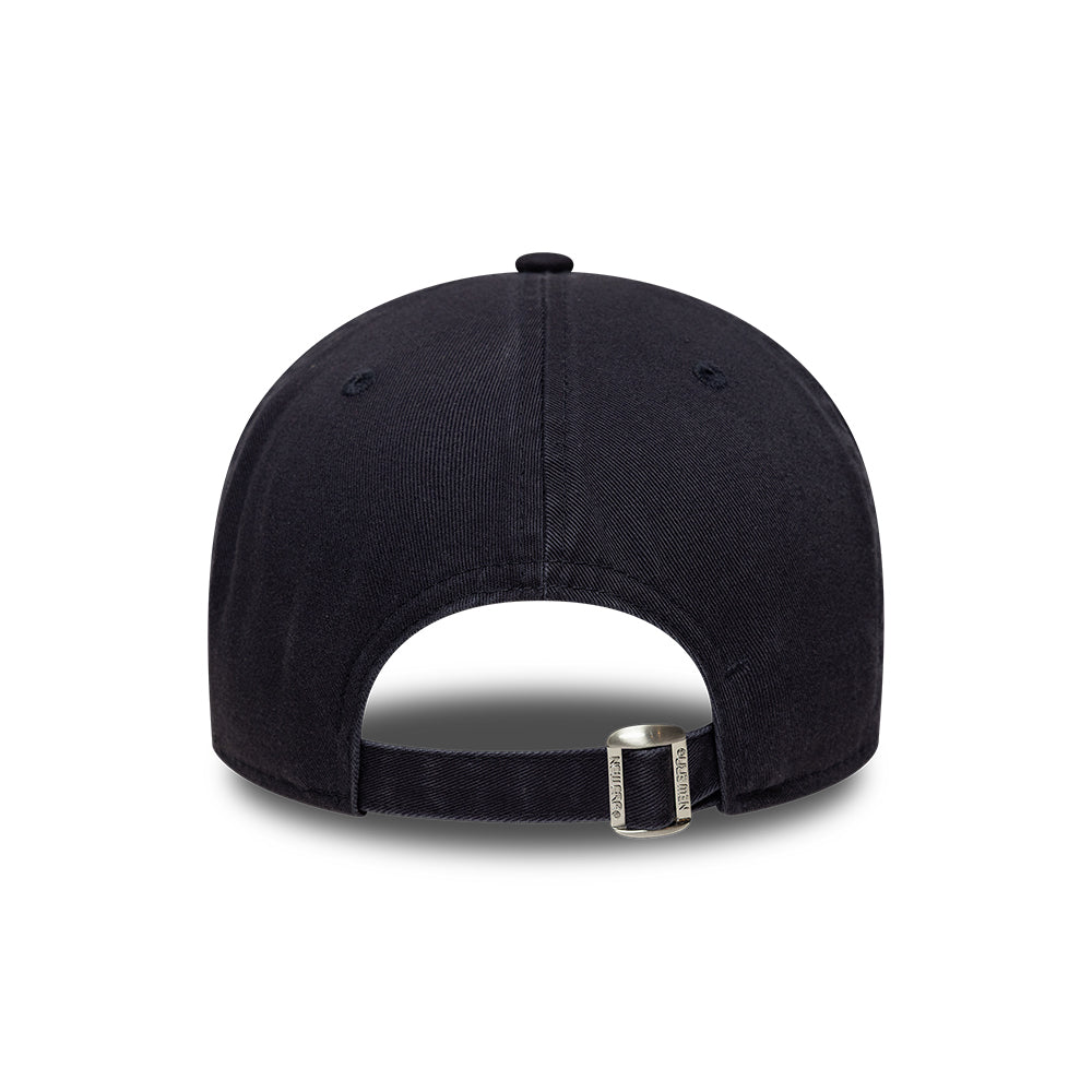 New Era 9TWENTY A-Frame Baseball Cap - NE Embossed - Marineblau auf Marineblau