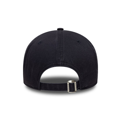 New Era 9TWENTY A-Frame Baseball Cap - NE Embossed - Marineblau auf Marineblau