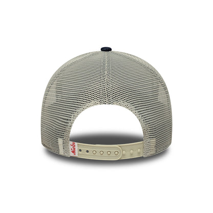 New Era 9FORTY A-Frame Trucker Cap - Patch Denim - Dunkelblau