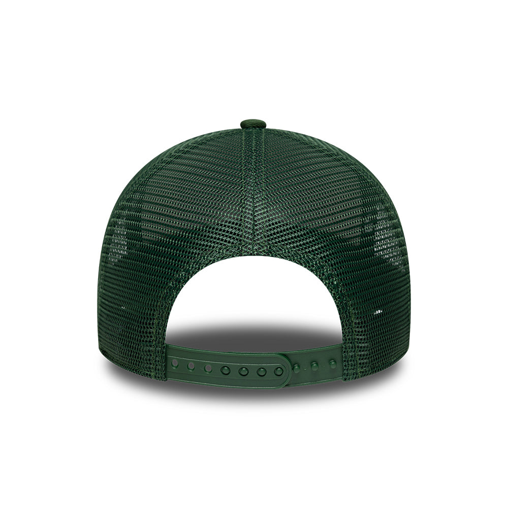 New Era 9FORTY A-Frame Colorado Trucker Cap - License Plate - Steingrau-Dunkelgrün