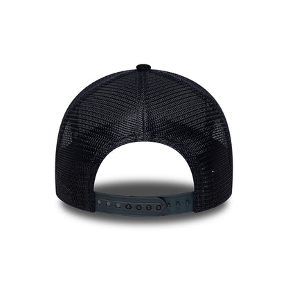 New Era 9FORTY A-Frame New York Yankees Trucker Cap - MLB Tonal Cord - Marineblau auf Marineblau