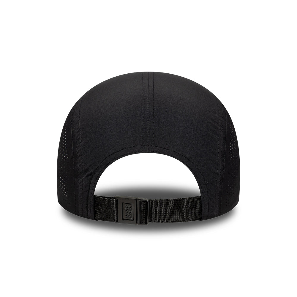 New Era New York Yankees 5 Paneelen Cap - MLB Tech Midi Runner - Schwarz auf Schwarz