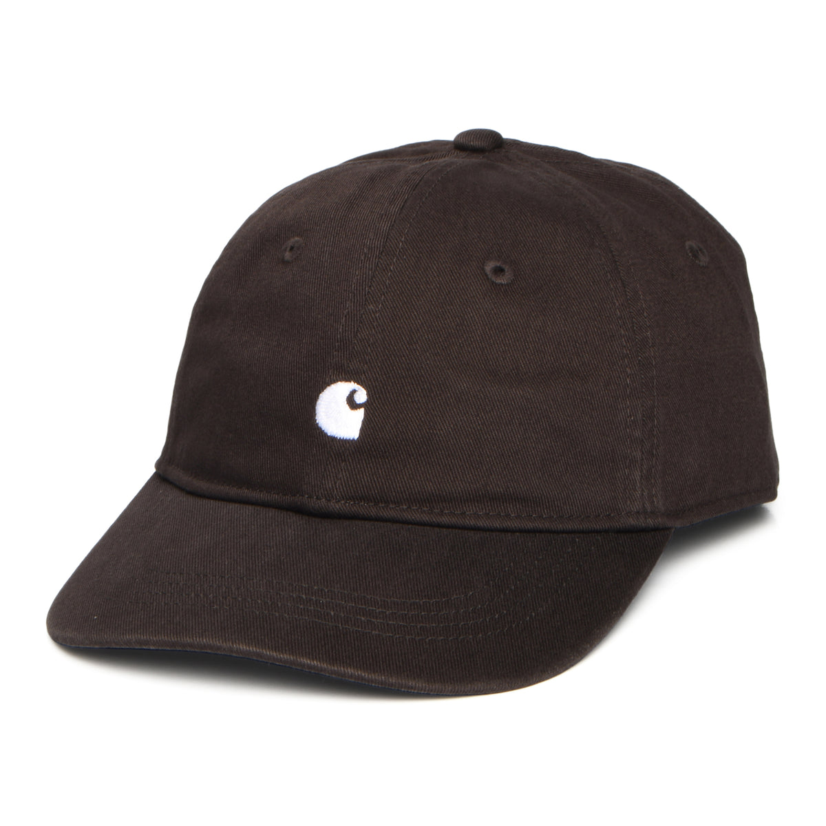 Carhartt WIP Madison Logo Baseball Cap - Tabak-Weiß