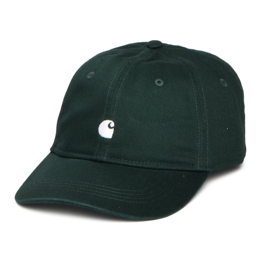 Carhartt WIP Madison Logo Baseball Cap - Dunkles Moos-Weiß