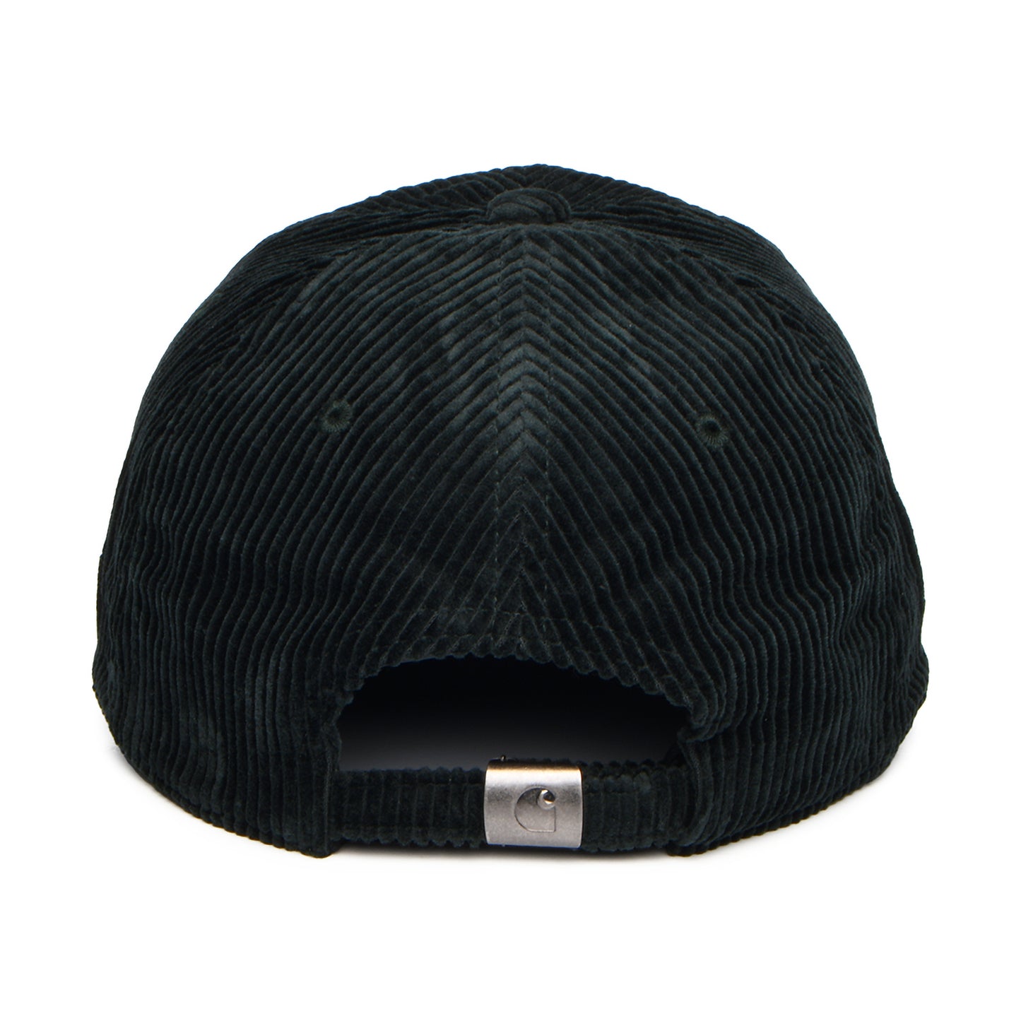 Carhartt WIP Harlem Kord Baseball Cap - Dunkles Waldgrün-Weiß