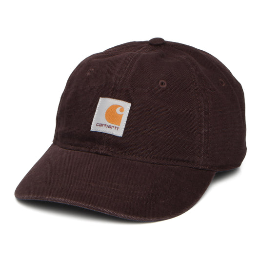 Carhartt WIP Selby Verwaschener Baseball Cap aus Baumwoll-Canvas - Kastanienbraun