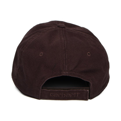 Carhartt WIP Selby Verwaschener Baseball Cap aus Baumwoll-Canvas - Kastanienbraun