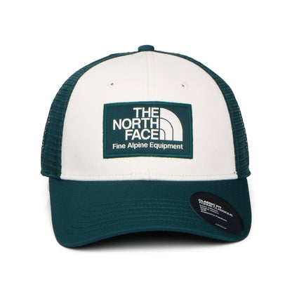 The North Face Mudder Recycled Trucker Cap - Cremeweiß-Petrol