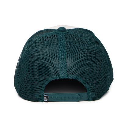 The North Face Mudder Recycled Trucker Cap - Cremeweiß-Petrol