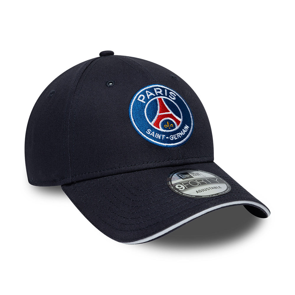 New Era 9FORTY Paris Saint-Germain FC Baseball Cap - Core - Marineblau