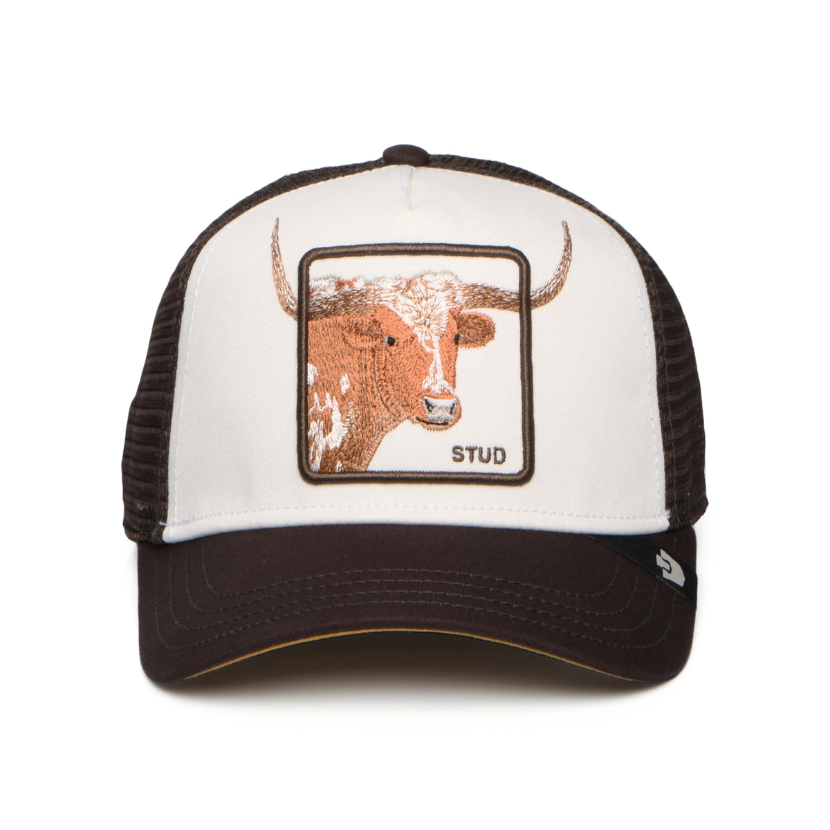 Goorin Over the Line Longhorn Trucker Cap - Weiß-Braun