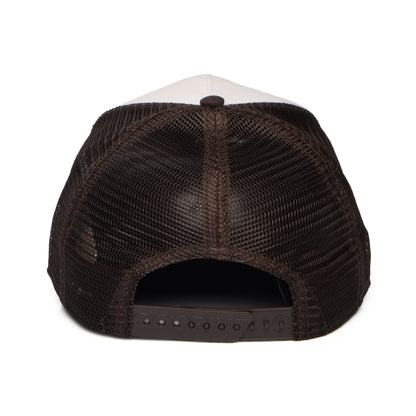 Goorin Over the Line Longhorn Trucker Cap - Weiß-Braun