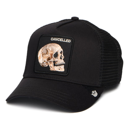 Goorin Cancelled Skull Trucker Cap - Schwarz