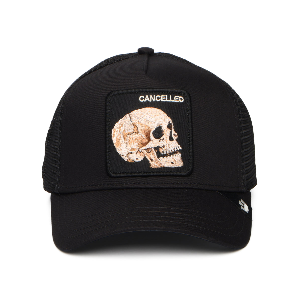 Goorin Cancelled Skull Trucker Cap - Schwarz
