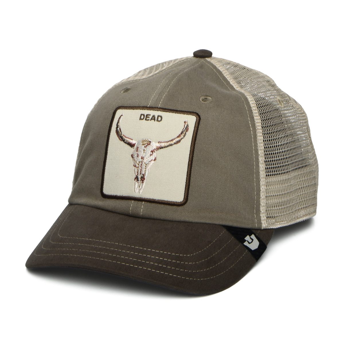 Goorin Dead Skull Trucker Cap - Braun