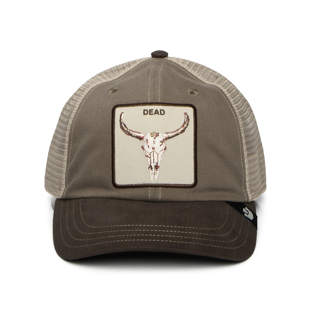 Goorin Dead Skull Trucker Cap - Braun