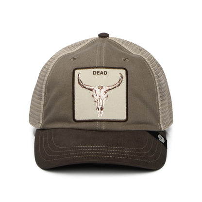 Goorin Dead Skull Trucker Cap - Braun