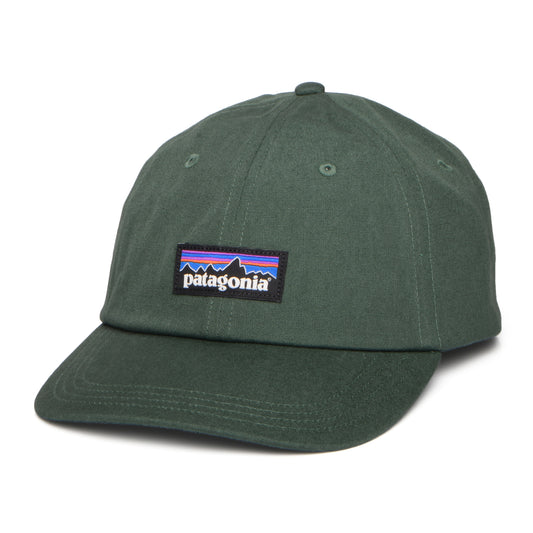 Patagonia P-6 Label Trad Baseball Cap aus organischer Baumwolle - Kieferngrün