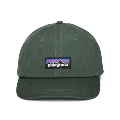 Patagonia P-6 Label Trad Baseball Cap aus organischer Baumwolle - Kieferngrün