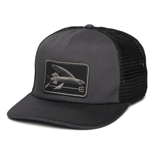 Patagonia Flying Fish Relaxed Trucker Cap - Tintenschwarz