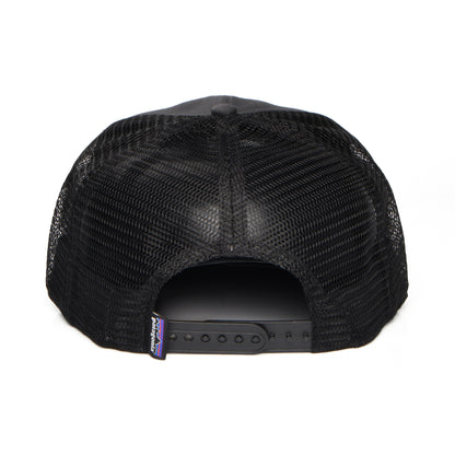 Patagonia Flying Fish Relaxed Trucker Cap - Tintenschwarz