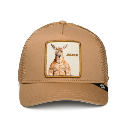 Goorin Jacked Kangaroo Trucker Cap - Hellbraun