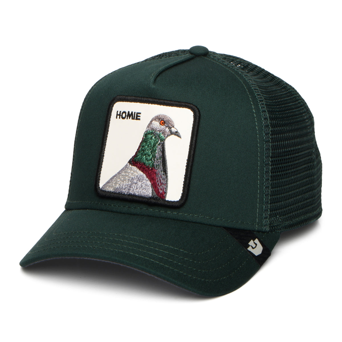 Goorin Homie Pigeon Trucker Cap - Dunkelgrün