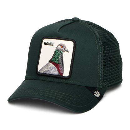 Goorin Homie Pigeon Trucker Cap - Dunkelgrün