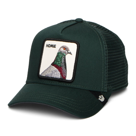 Goorin Homie Pigeon Trucker Cap - Dunkelgrün