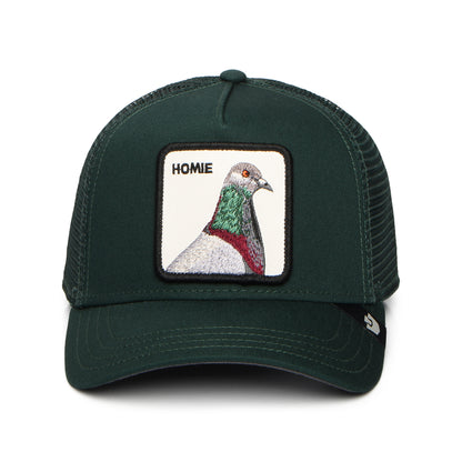Goorin Homie Pigeon Trucker Cap - Dunkelgrün