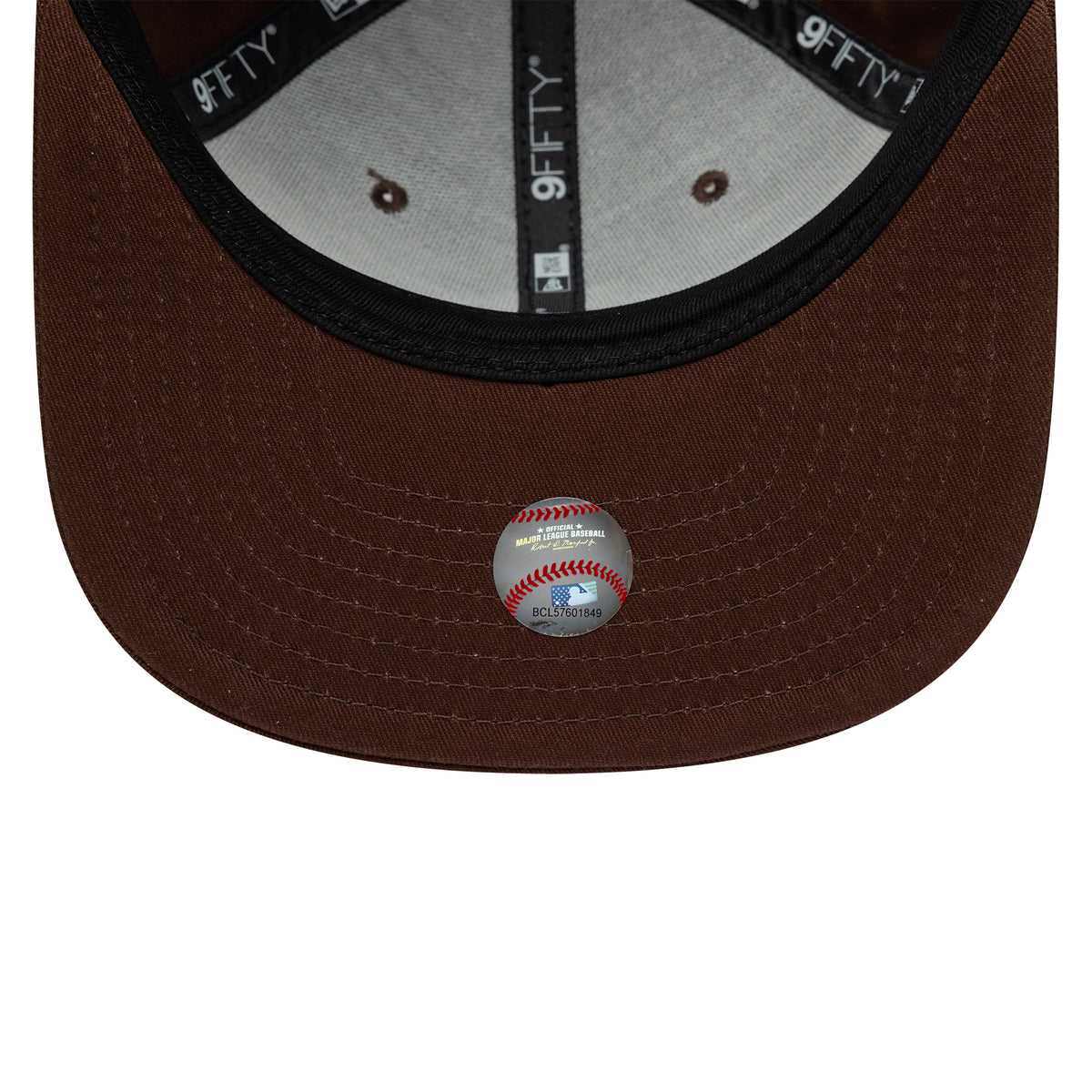 New Era 9FIFTY New York Yankees Snapback Cap - MLB League Essential Original Fit - Schokolade-Weiß
