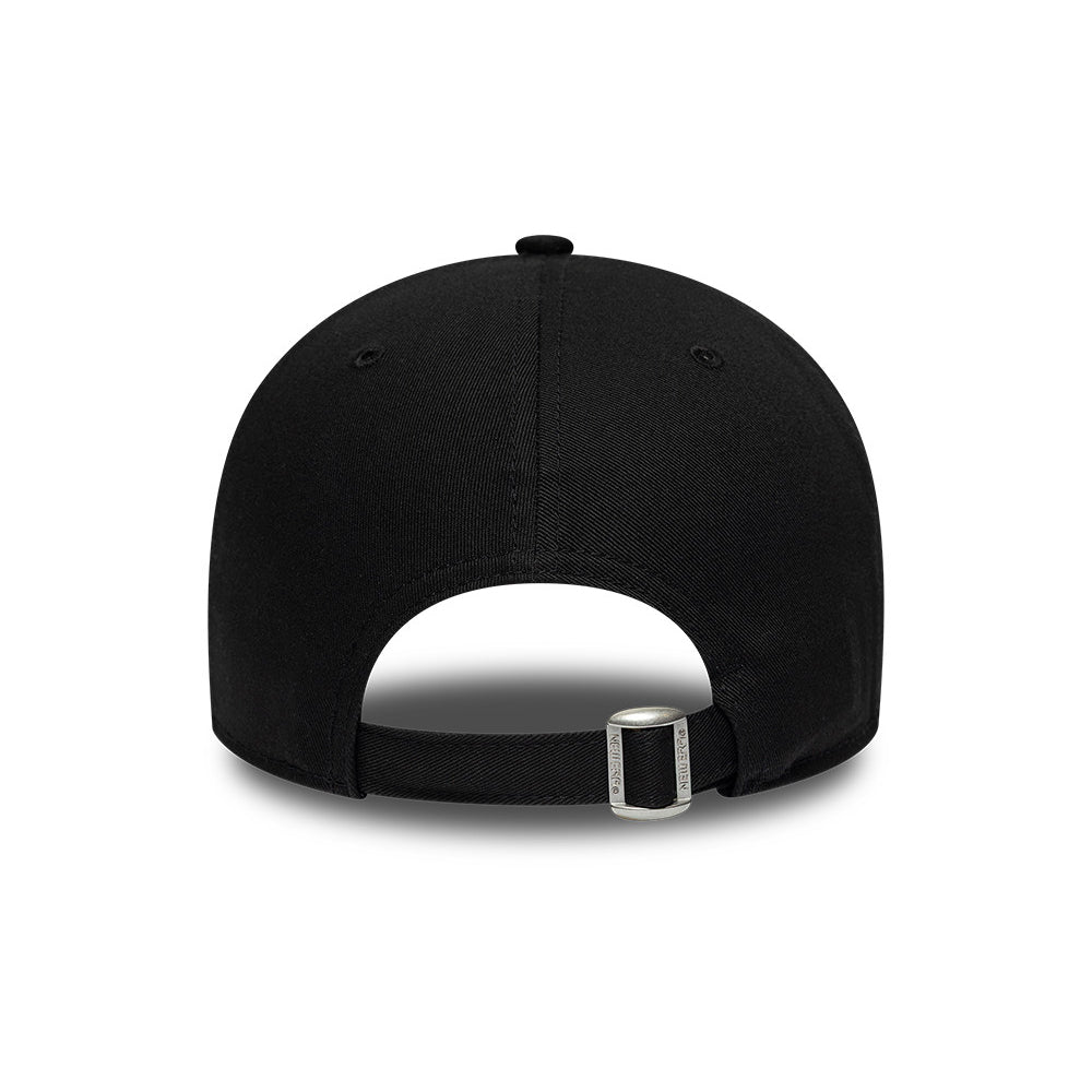 New Era 9FORTY Chicago Bulls Baseball Cap - NBA Team Outline - Schwarz-Dunkelgrau