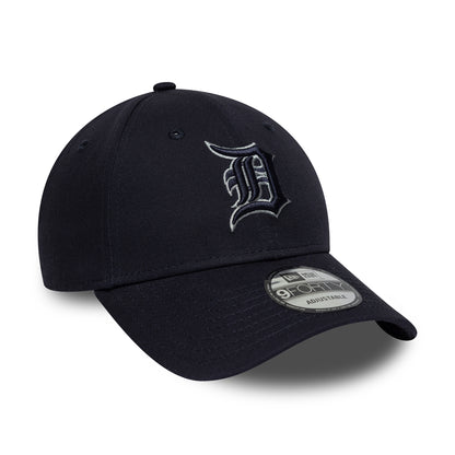 New Era 9FORTY Detroit Tigers Baseball Cap - MLB Team Outline - Marineblau-Hellgrau