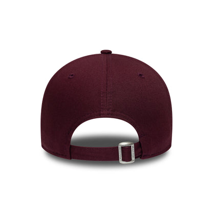 New Era 9FORTY New York Yankees Baseball Cap - MLB Team Outline - Kastanienbraun-Weiß