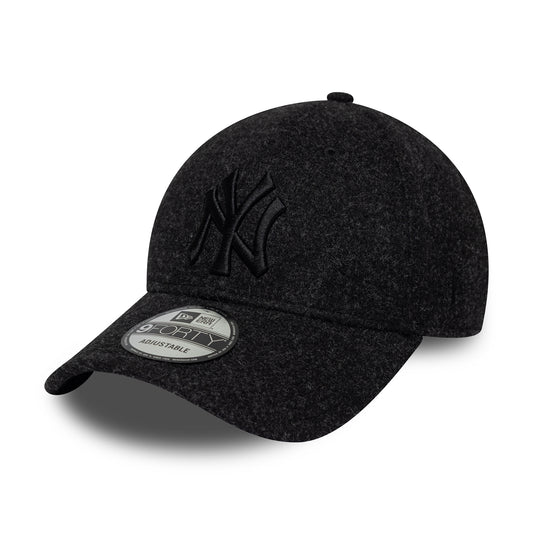 New Era 9FORTY New York Yankees Baseball Cap - MLB Winter - Schwarz Meliert