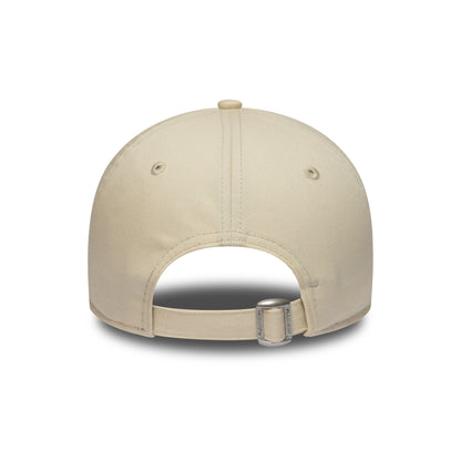 New Era 9TWENTY New York Yankees Baseball Cap - MLB League Essential - Cremefarben-Honig