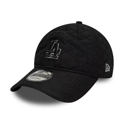 New Era 9TWENTY L.A. Dodgers Baseball Cap - MLB Padded Outline - Schwarz-Grau