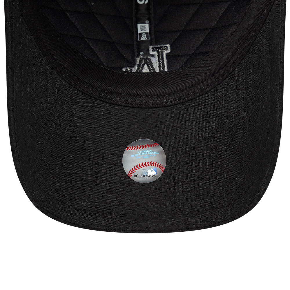 New Era 9TWENTY L.A. Dodgers Baseball Cap - MLB Padded Outline - Schwarz-Grau