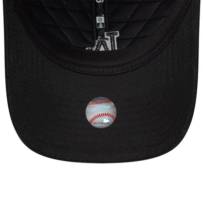 New Era 9TWENTY L.A. Dodgers Baseball Cap - MLB Padded Outline - Schwarz-Grau