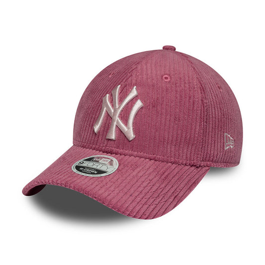 New Era Damen 9FORTY M-Crown New York Yankees Baseball Cap - MLB Chunky Cord - Rosenholz