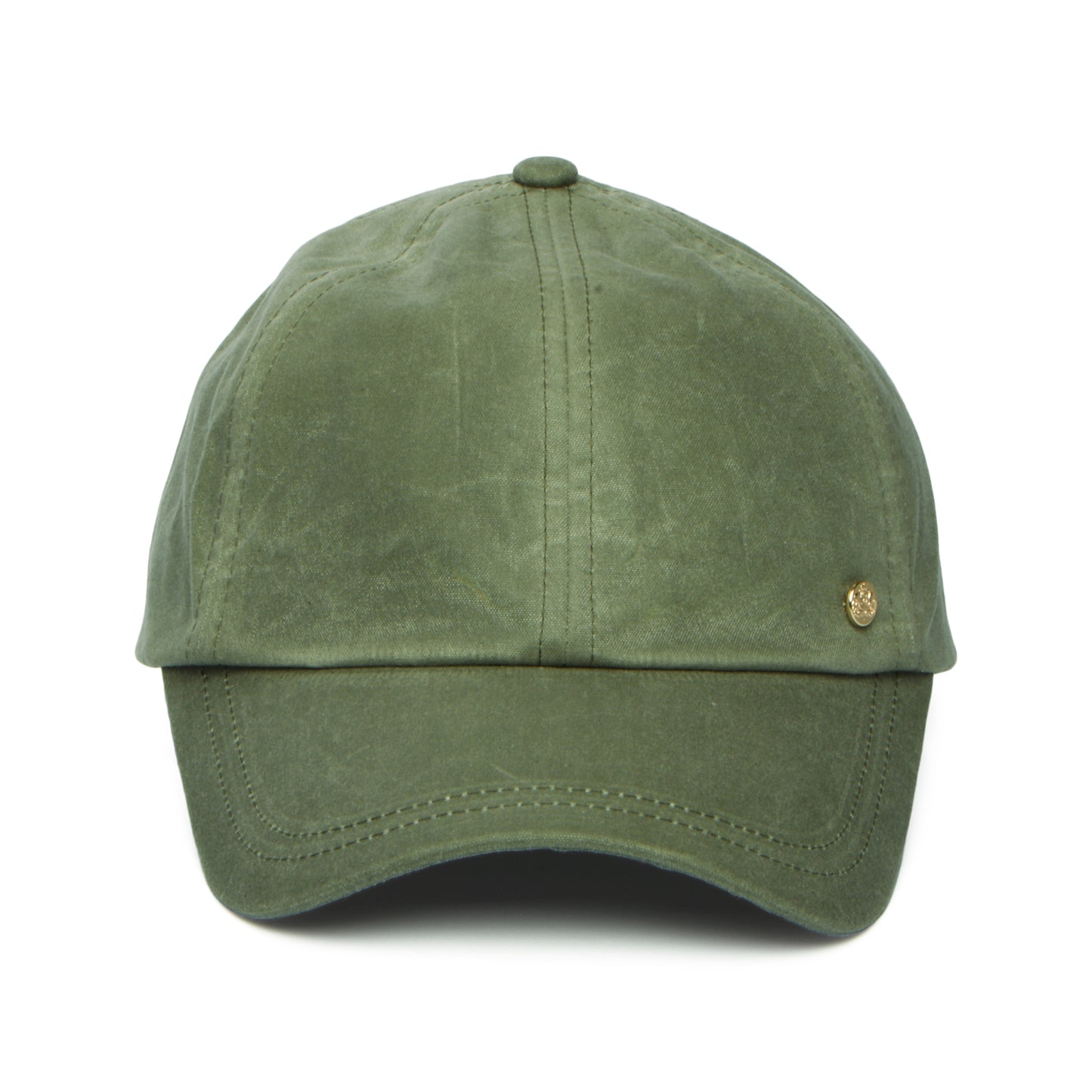 Failsworth Baseball Cap aus British Waxed Cotton - Salbeigrün