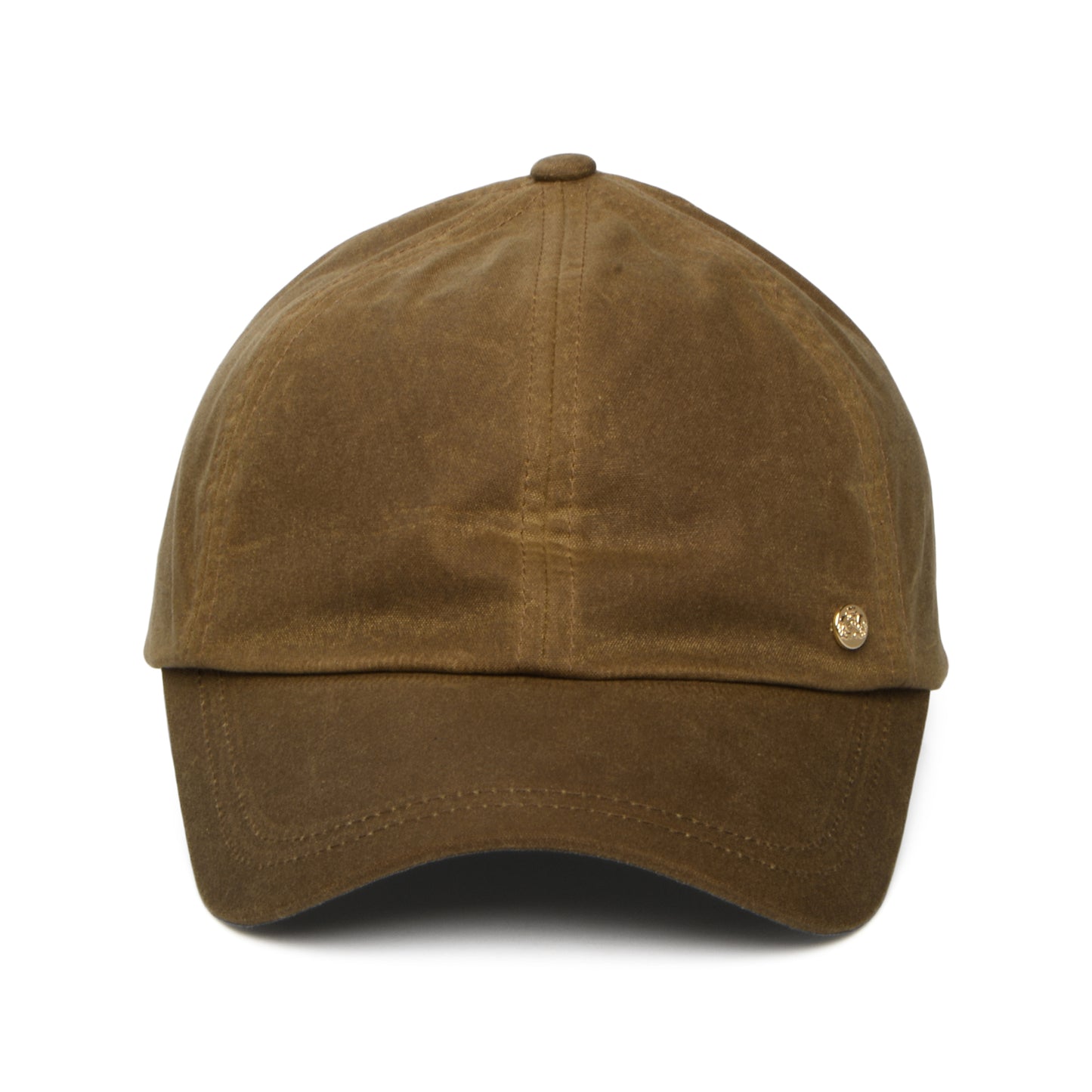 Failsworth Baseball Cap aus British Waxed Cotton - Hellbraun