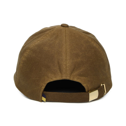 Failsworth Baseball Cap aus British Waxed Cotton - Hellbraun