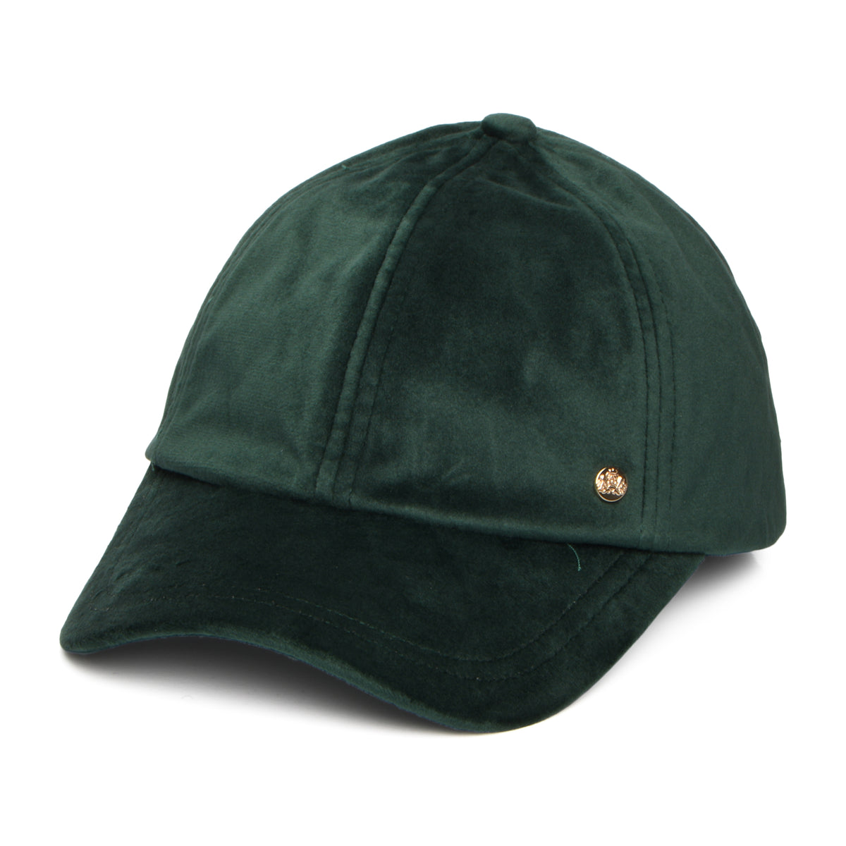 Failsworth Samt Baseball Cap - Waldgrün