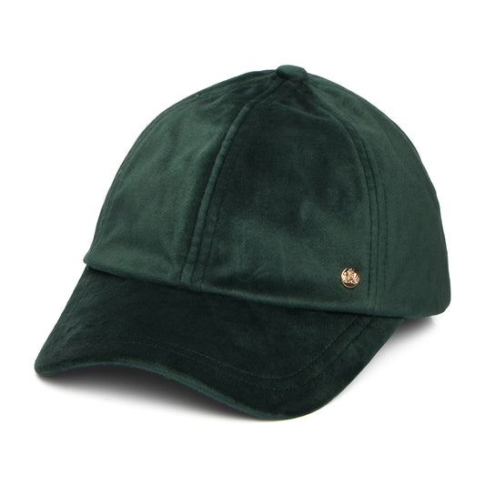 Failsworth Samt Baseball Cap - Waldgrün