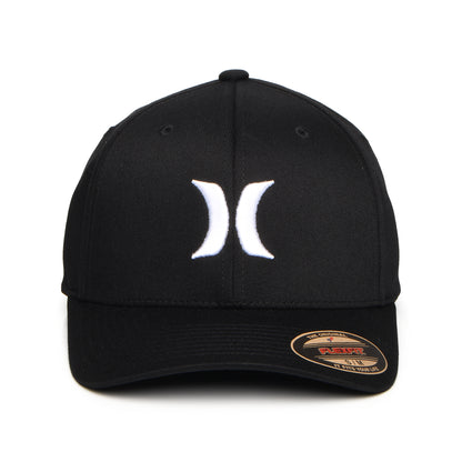 Hurley One & Only Flexfit Baseball Cap - Schwarz-Weiß