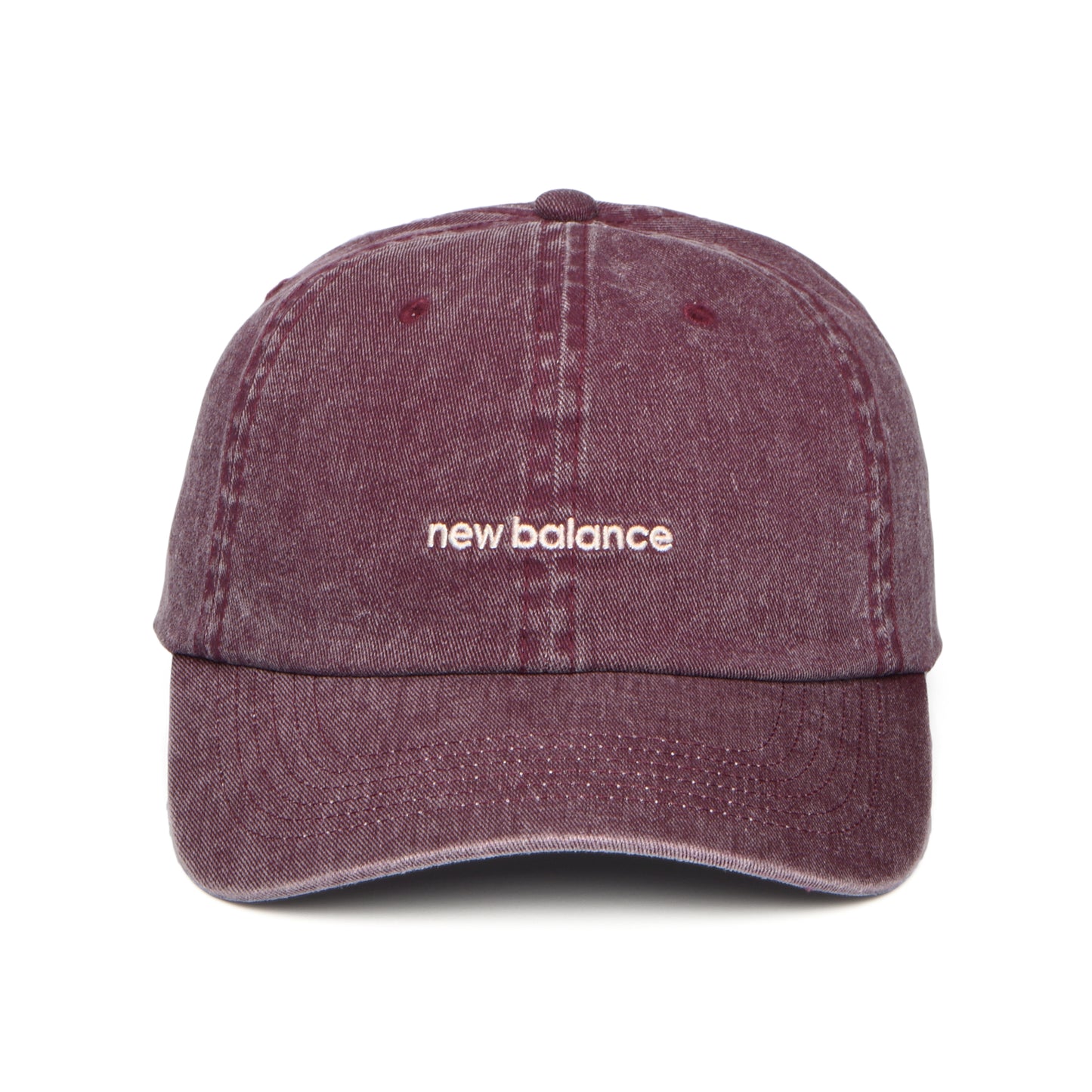 New Balance Linear Logo Baseball Cap - Weinrot