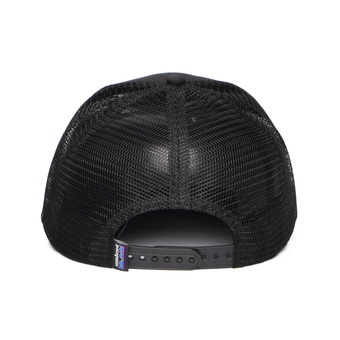 Patagonia P-6 Logo LoPro Trucker Cap aus organischer Baumwolle - Schwarz