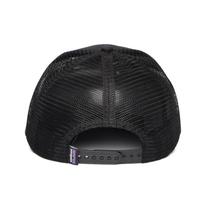 Patagonia P-6 Logo LoPro Trucker Cap aus organischer Baumwolle - Schwarz